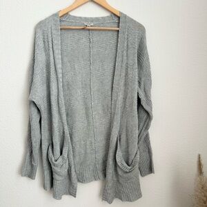 Urban Outfitters Ecoté Grey Slouchy Cardigan - Medium